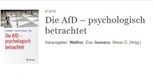 Neuerscheinung: Die AfD – psychologisch betrachtet