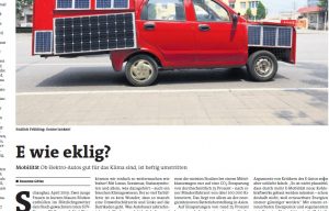 E wie eklig? Ob Elektro-Autos gut für das Klima sind, ist heftig umstritten