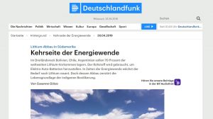 Lithium-Abbau in Südamerika – Kehrseite der Energiewende