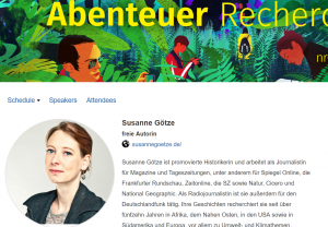 Podium Netzwerk Recherche: Blackbox Klimaleugner