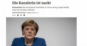Die Kanzlerin ist nackt